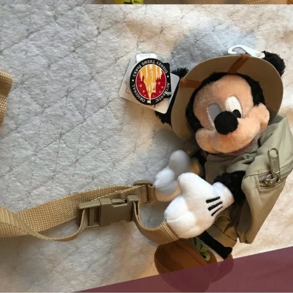 ISO safari Mickey Mouse belt bag/ fanny pack